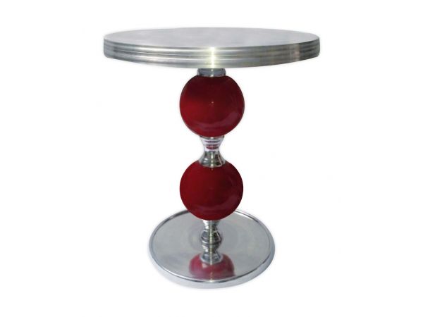 Jewel-Ruby Accent Table